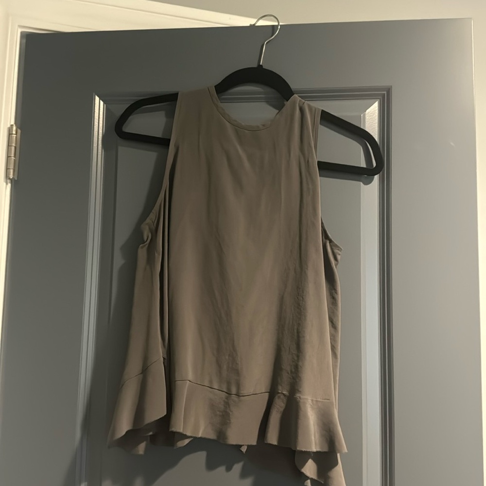 Madewell Gray Sleeveless Top, Size M